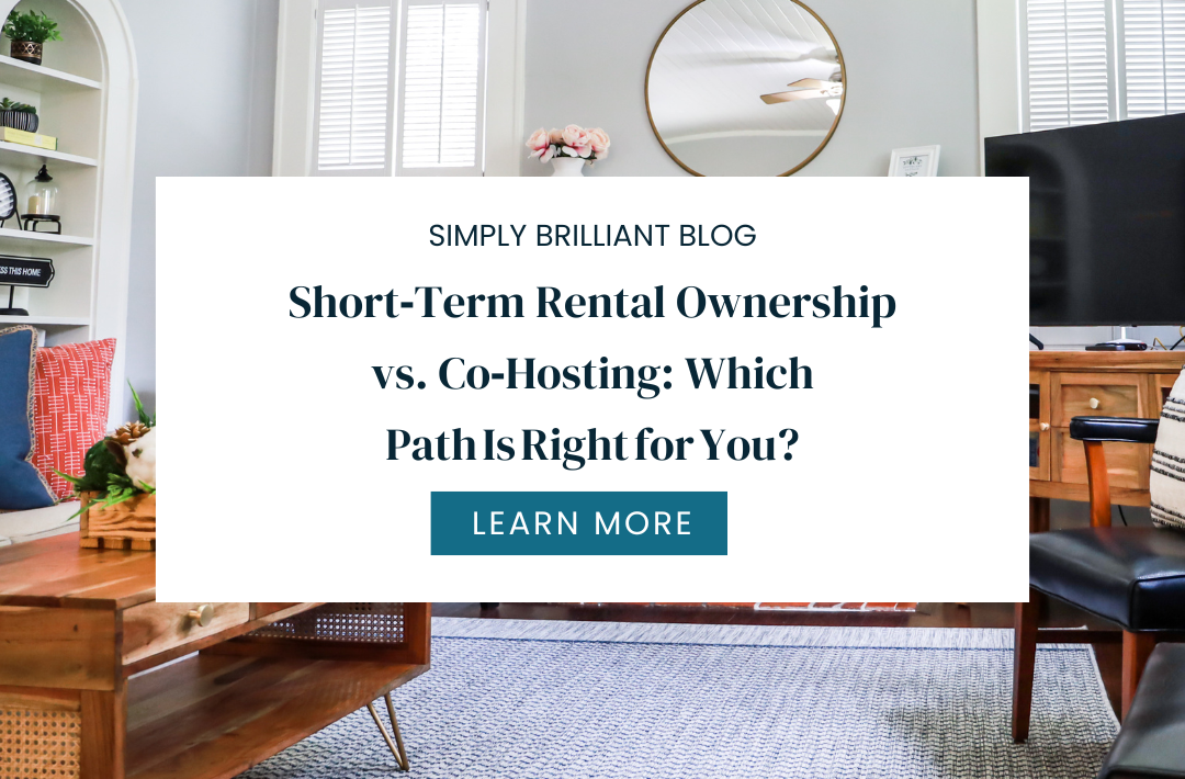 short-term rental ownership vs co-hosting