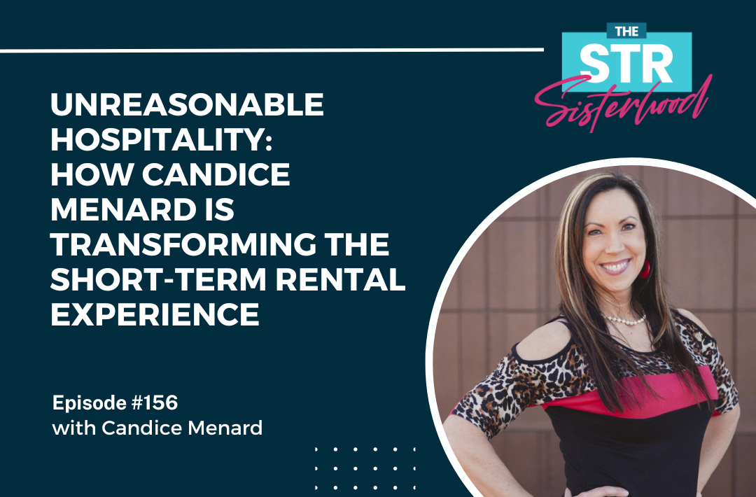 Title of blog with an image of Candice Menard